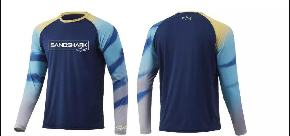 Men's UPF Active Apparel - Blue/Yellow