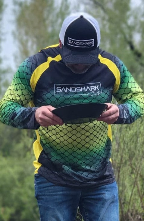 Men's UPF Active Apparel - Green Scales