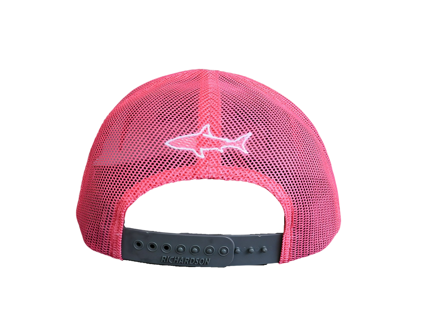Grey & Pink Mesh Trucker Hat
