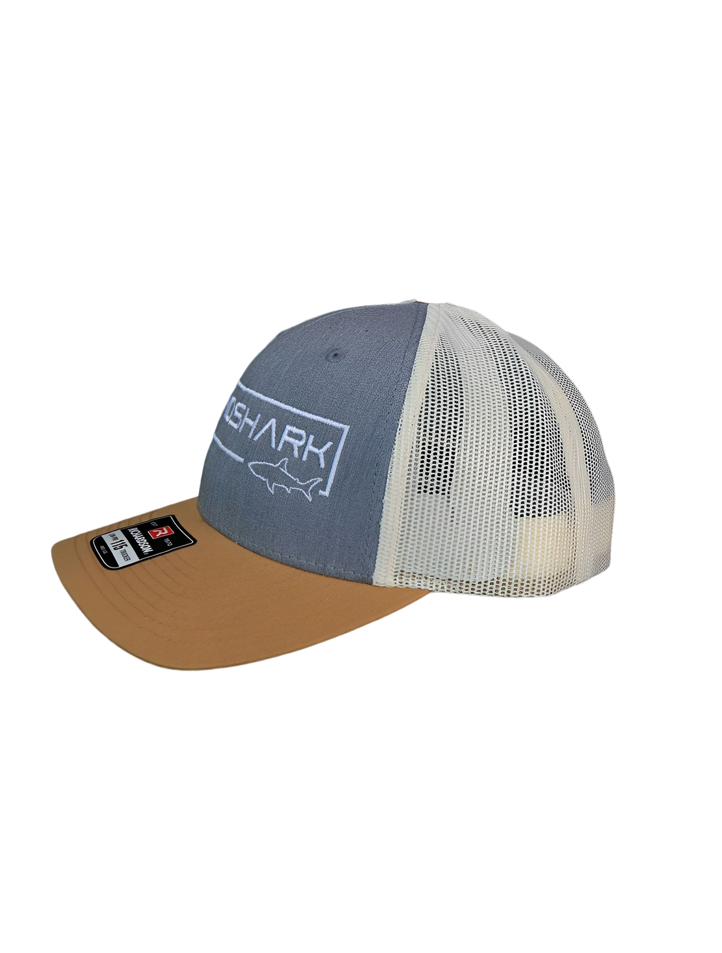 Tri-Color Heather Grey/Birch/Amber Gold Trucker Hat