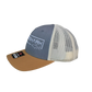 Tri-Color Heather Grey/Birch/Amber Gold Trucker Hat